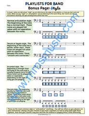 Playlists For Band Tuba  (Student book only.)