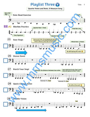 Playlists For Band Tuba  (Student book only.)