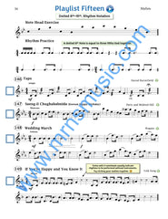 Playlists For Band Mallet Book (Student Book Only)