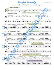 Playlists For Band Snare Drum Book (Student Book Only)