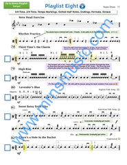 Playlists For Band Snare Drum Book (Student Book Only)