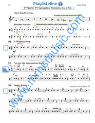 Playlists For Band Snare Drum Book (Student Book Only)