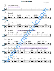 Playlists For Band Snare Drum Book (Student Book Only)