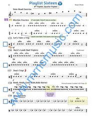 Playlists For Band Snare Drum Book (Student Book Only)