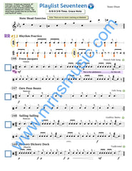 Playlists For Band Snare Drum Book (Student Book Only)