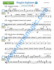 Playlists For Band Snare Drum Book (Student Book Only)