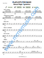 Playlists For Band Snare Drum Book (Student Book Only)