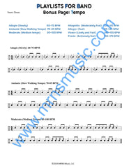 Playlists For Band Snare Drum Book (Student Book Only)
