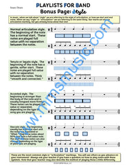 Playlists For Band Snare Drum Book (Student Book Only)