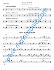 Playlists For Band Snare Drum Book (Student Book Only)