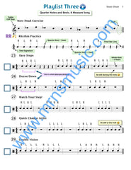Playlists For Band Snare Drum Book (Student Book Only)