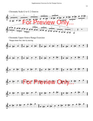 Supplemental Exercises for the Trumpet Section