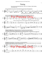 Supplemental Exercises for the Trumpet Section