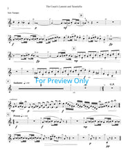 The Count's Lament and Tarantella Solo for Trumpet with Band Accompaniment