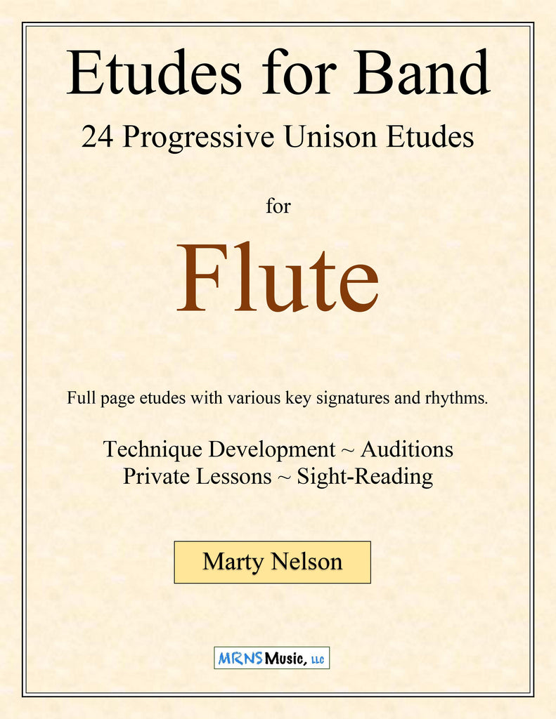 Etudes for Band - Flute Book  24 Progressive Etudes
