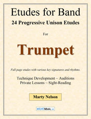 Etudes for Band - Trumpet Book  24 Progressive Etudes