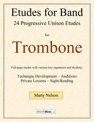 Etudes for Band - Trombone Book  24 Progressive Etudes