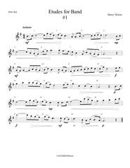 Etudes for Band - Alto Saxophone Book  24 Progressive Etudes