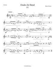 Etudes for Band - Clarinet Book  24 Progressive Etudes