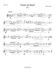 Etudes for Band - Tenor Saxophone Book  24 Progressive Etudes