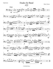 Etudes for Band - Euphonium Book  24 Progressive Etudes
