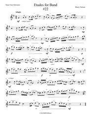 Etudes for Band - Tenor Saxophone Book  24 Progressive Etudes