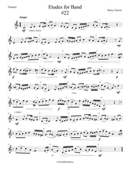 Etudes for Band - Trumpet Book  24 Progressive Etudes