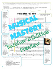 Musical Mastery Brass Teacher Edition