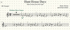 Hunt House Days Solo for Trumpet and Piano