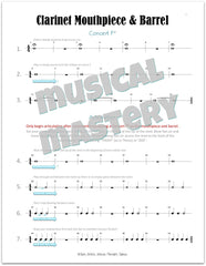 Musical Mastery for Band Clarinet Book 1