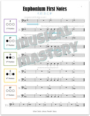 Musical Mastery for Band Euphonium Book 1