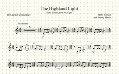 The Highland Light Solo for Clarinet and Piano