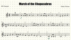 March of the Chupacabras Solo for Trumpet and Piano