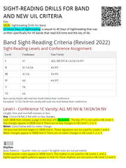 Sight-Reading Drills for Band