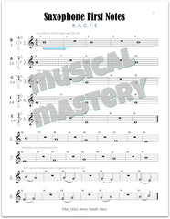 Musical Mastery for Band Alto Sax Book 1