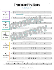 Musical Mastery for Band Trombone Book 1