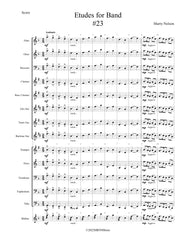 Etudes for Band - Bari Saxophone Book  24 Progressive Etudes