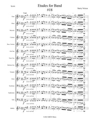 Etudes for Band - 24 Progressive, Unison Full Page Etudes for Full Band