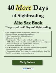 40 More Days of Sight-Reading for Alto Sax