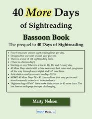 40 More Days of Sight-Reading for Bassoon