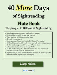 40 More Days of Sight-Reading for FLUTE