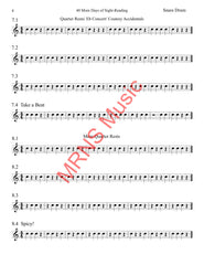 40 More Days of Sight-Reading for Snare Drum