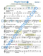 Playlists For Band Oboe Book (Student Book Only)