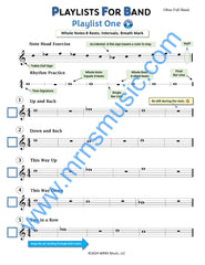 Playlists For Band Oboe Book (Student Book Only)