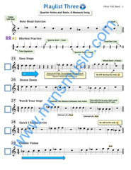 Playlists For Band Oboe Book (Student Book Only)