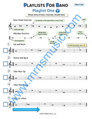 Playlists For Band Oboe Book (Student Book Only)