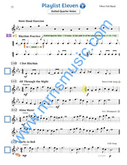 Playlists For Band Oboe Book (Student Book Only)