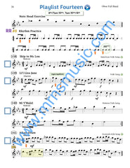 Playlists For Band Oboe Book (Student Book Only)