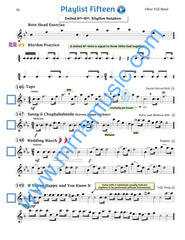 Playlists For Band Oboe Book (Student Book Only)