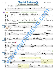 Playlists For Band Oboe Book (Student Book Only)